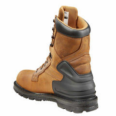 heritage waterproof 8" steel toe work boot