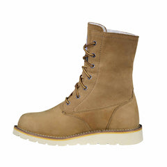 women's 8" waterproof insulated wedge fold down winter boot