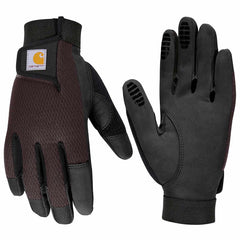 women's synthetic leather high dexterity
touch sensitive secure cuff glove
