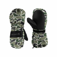 kids' waterproof insulated zip cuff mitten