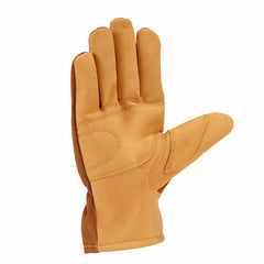 women's duck/synthetic leather open cuff glove