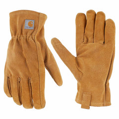 leather open cuff glove