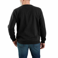 loose midweight crewneck sweatshirt