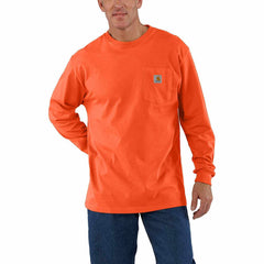 loose fit heavyweight long-sleeve pocket t-shirt