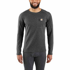 men's base layer thermal shirt - carhartt force® - heavyweight - synthetic-wool blend