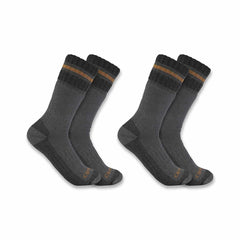 heavyweight synthetic-wool blend boot sock 2-pack