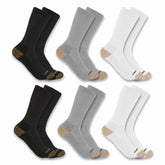 midweight crew sock 6-pack
