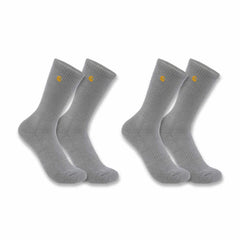 women's carhartt force® midweight crew sock 2-pack