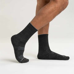 twin knit midweight crew sock
