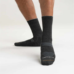 twin knit midweight crew sock
