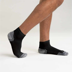 midweight cotton blend quarter sock 3-pack