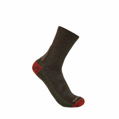 midweight merino wool blend short crew sock