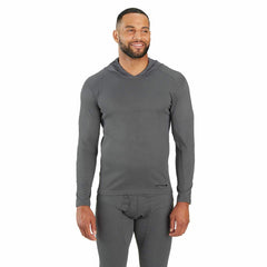 force midweight micro-grid base layer hoodie