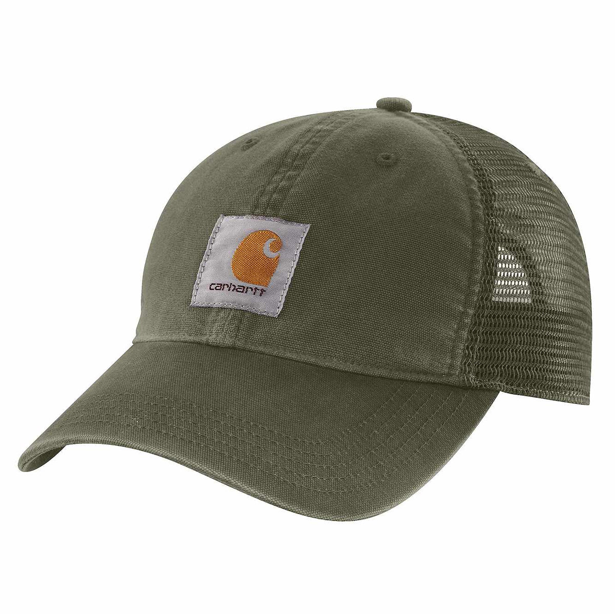 canvas mesh-back cap