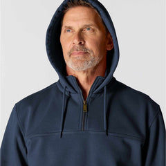 rain defender® loose fit heavyweight quarter-zip hoodie