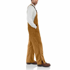 flame-resistant duck bib overall/unlined