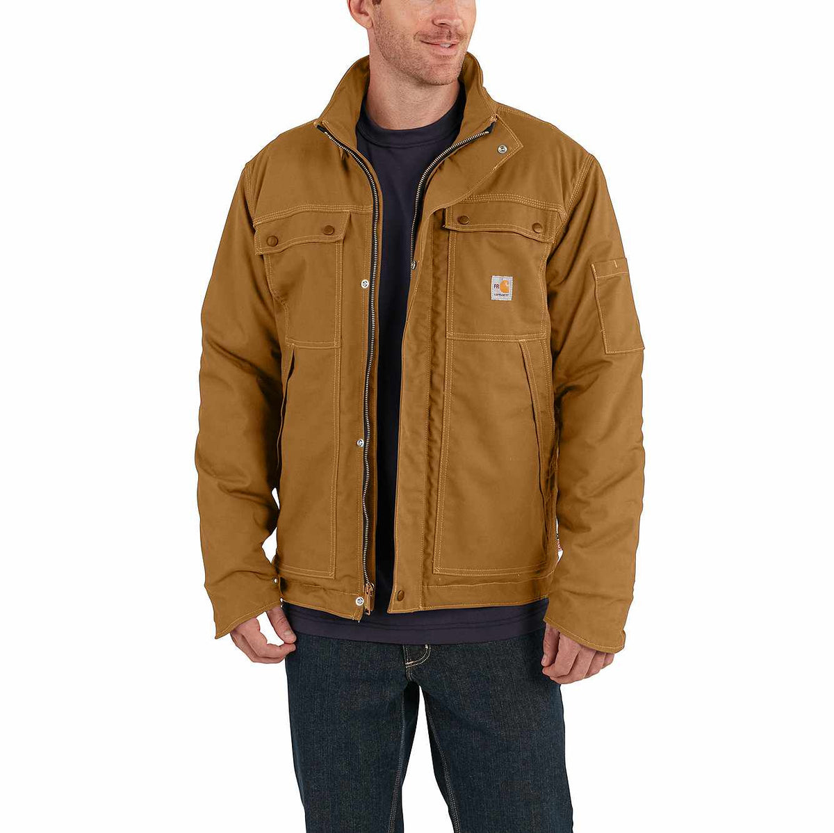 flame-resistant full swing® quick duck® coat - 3 warmest rating