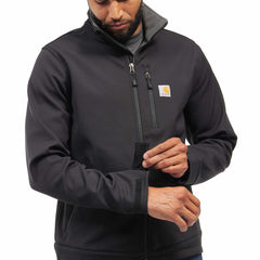 rain defender® relaxed fit heavyweight softshell jacket - 1 warm rating