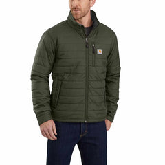 men's rain defender® insulated jacket - relaxed fit - lightweight - 2 warmer rating