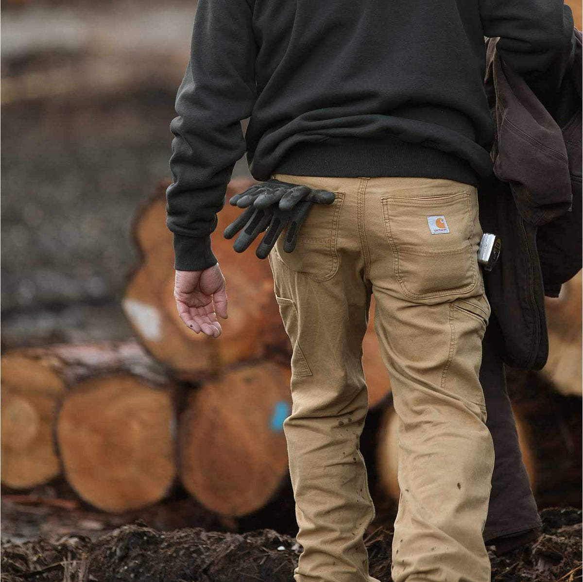 relaxed straight rigby double-front dungaree