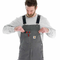 rugged flex® relaxed fit canvas bib overall