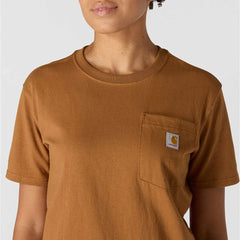 women's loose fit heavyweight short-sleeve pocket t-shirt