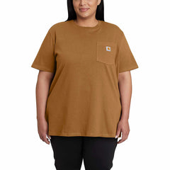 women's loose fit heavyweight short-sleeve pocket t-shirt