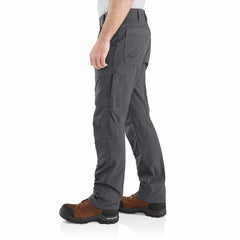 relaxed straight steel rugged flex® ripstop double-front dungaree