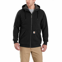 rain defender® relaxed fit midweight sherpa-lined full-zip sweatshirt