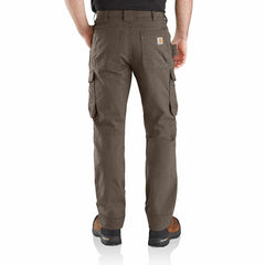 relaxed straight steel double-front cargo pant