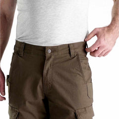 relaxed straight steel double-front cargo pant