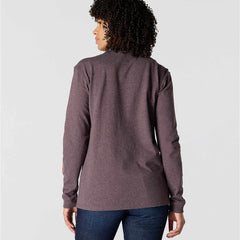 women's loose fit heavyweight long-sleeve logo sleeve graphic t-shirt