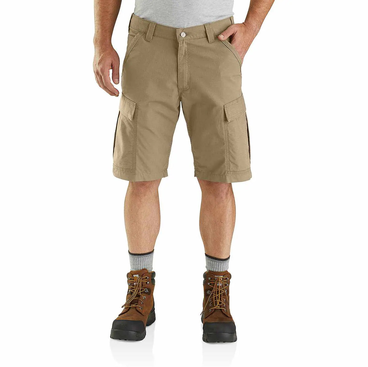 force relaxed fit ripstop cargo work short