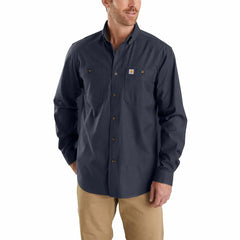 rugged flex® relaxed fit midweight canvas long-sleeve shirt