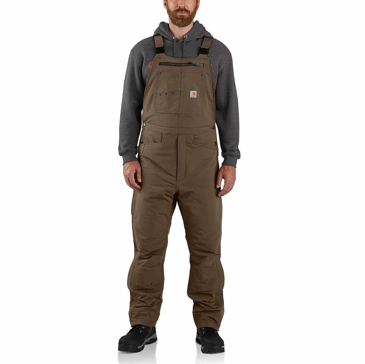 men's super dux™ insulated bib overall - relaxed fit - 4 extreme warmth rating