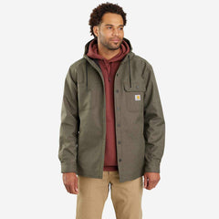 rain defender® relaxed fit heavyweight hooded shirt jac
