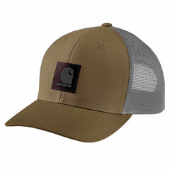 rugged flex® twill mesh-back logo patch cap