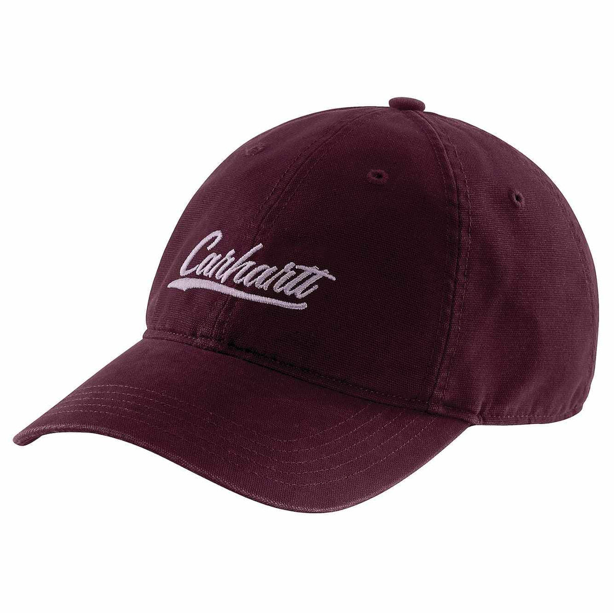 women's canvas script graphic cap