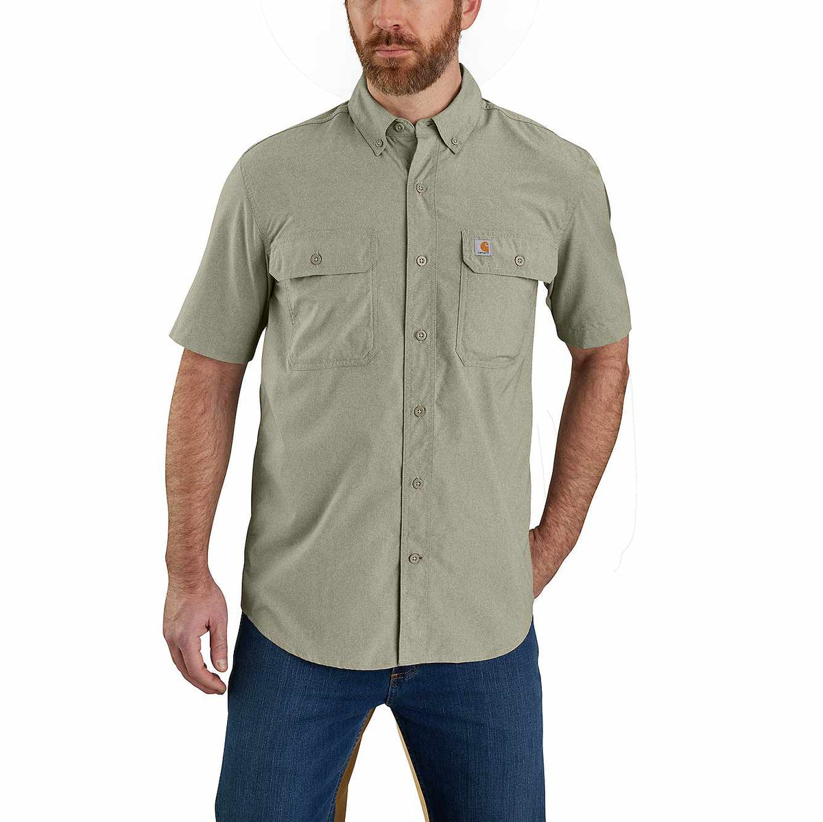 carhartt force® relaxed fit lightweight short-sleeve shirt