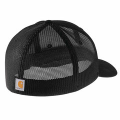rugged flex® fitted canvas mesh-back logo graphic cap