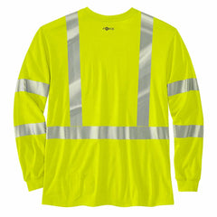 flame-resistant high-visibility force midweight long-sleeve class 3 pocket t-shirt