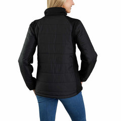 women's lightweight puffer jacket - relaxed fit - insulated - 2 warmer rating