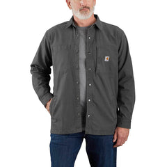 flame-resistant rugged flex® canvas shirt jac
