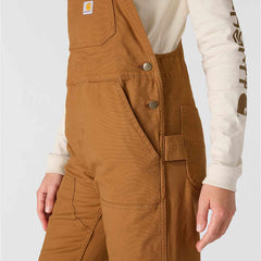 women's work overall - loose fit - canvas - rugged flex® - double knee