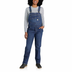 women's rugged flex® relaxed fit denim bib overall