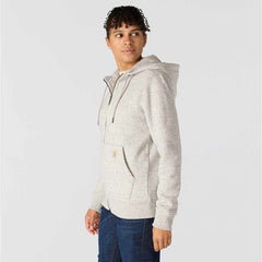 women's relaxed fit midweight sherpa-lined full-zip sweatshirt