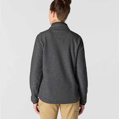 women's full-zip relaxed fit fleece jacket - 1 warm rating