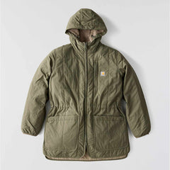 women's rockford loose fit lightweight insulated hooded coat - 4 extreme warmth rating