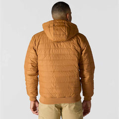 rain defender® relaxed fit lightweight insulated hooded jacket - 3 warmest rating