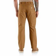 rugged flex® relaxed fit  garment dyed duck double-front utility pant